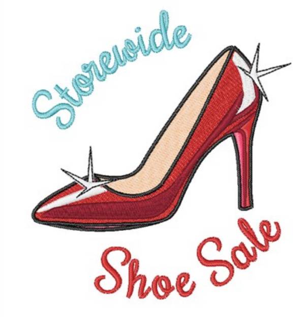 Picture of Storewide Shoe Sale Machine Embroidery Design
