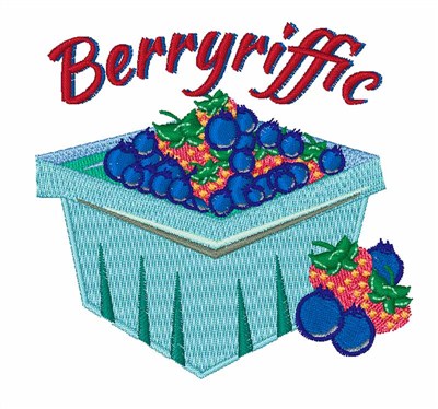Berryriffic Carton Machine Embroidery Design