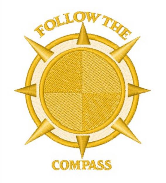 Picture of Follow the Compass Machine Embroidery Design