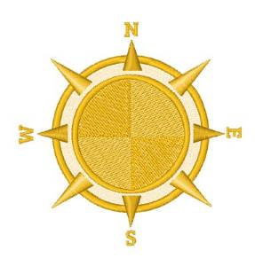 Picture of Direction Compass Machine Embroidery Design