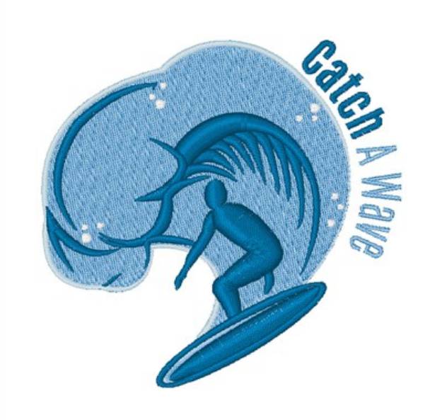 Picture of Catch a Wave Machine Embroidery Design