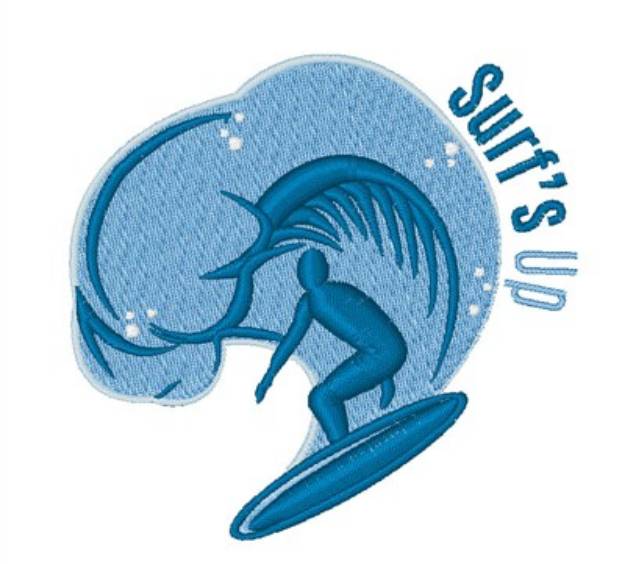 Picture of Surfs Up Machine Embroidery Design