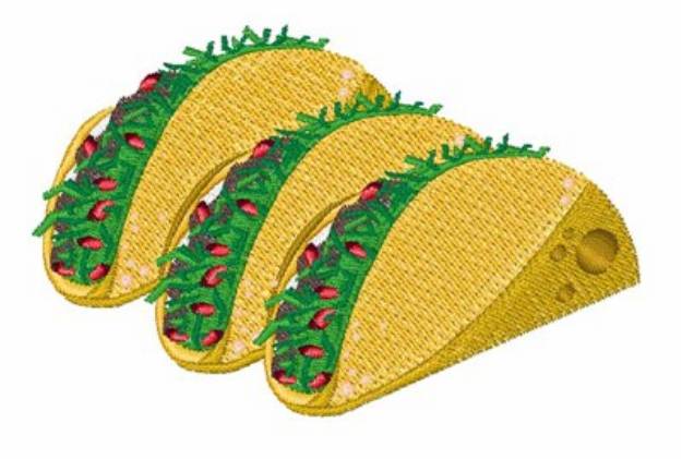Picture of Taco Meal Machine Embroidery Design