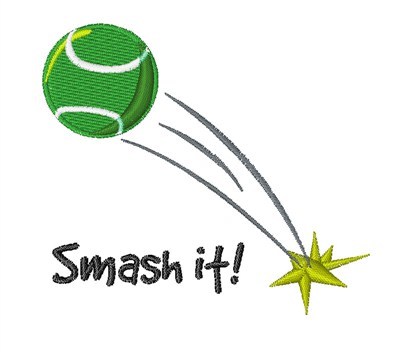 Smash It! Machine Embroidery Design
