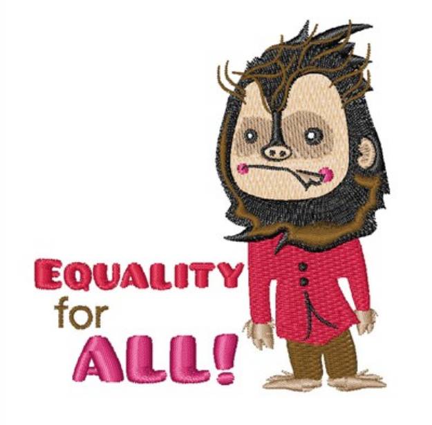 Picture of Equality for All Machine Embroidery Design