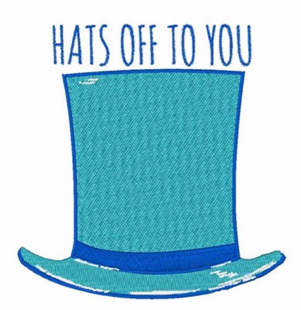 Picture of Hats Off Machine Embroidery Design