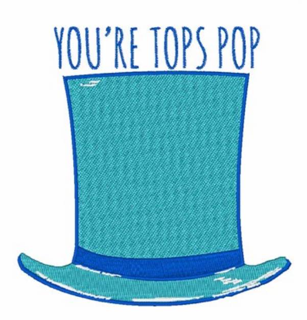 Picture of Tops Pop Machine Embroidery Design