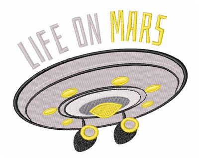 Life on Mars Machine Embroidery Design