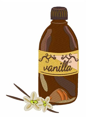 Vanilla Extract Machine Embroidery Design
