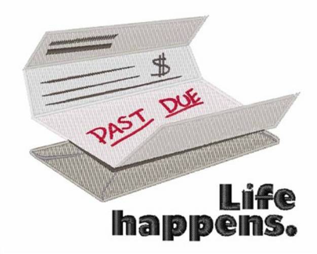 Picture of Life Happens Machine Embroidery Design