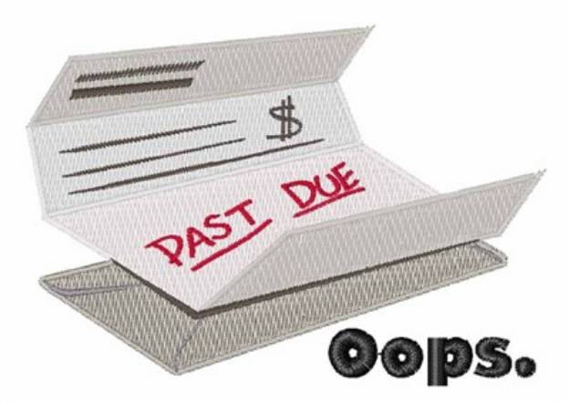 Picture of Oops Bill Machine Embroidery Design