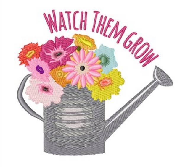 Picture of Watch Them Grow Machine Embroidery Design