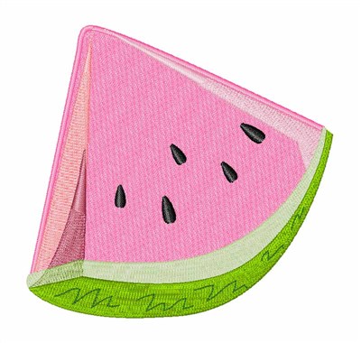 Slice Watermelon Machine Embroidery Design