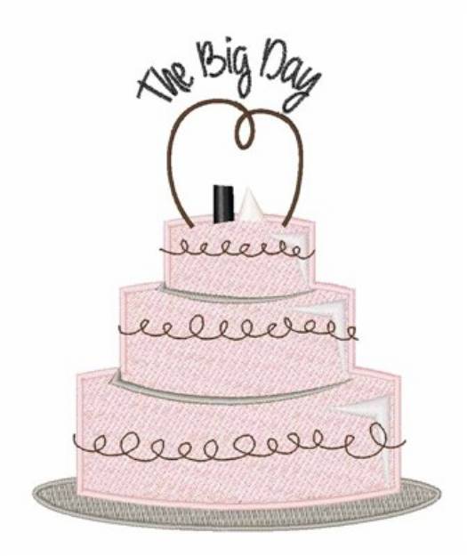 Picture of Big Day Machine Embroidery Design