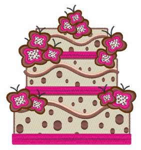 Picture of Cake Dessert Machine Embroidery Design