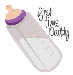 Picture of First Daddy Machine Embroidery Design