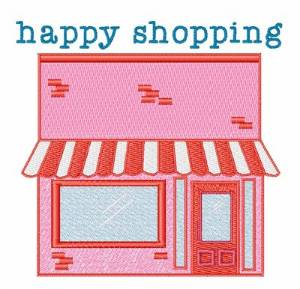 Picture of Happy Shopping Machine Embroidery Design