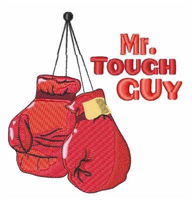 Mr. Tough Guy Machine Embroidery Design
