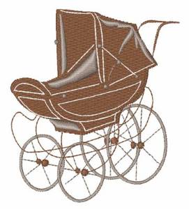 Picture of Baby Carriage Machine Embroidery Design