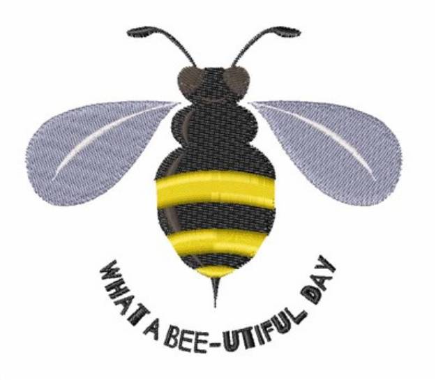 Picture of Bee-utiful Day Machine Embroidery Design