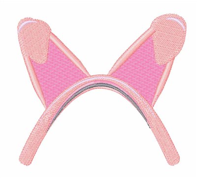 Bunny Ears Machine Embroidery Design