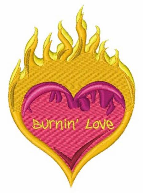 Picture of Burnin Love Machine Embroidery Design