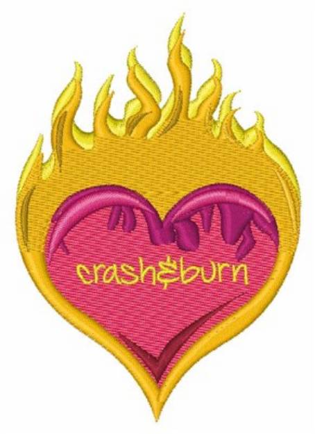 Picture of Crash & Burn Machine Embroidery Design