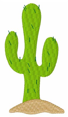 Cactus Tree Machine Embroidery Design