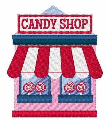 Candy Shop Machine Embroidery Design