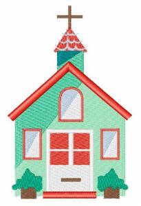 Picture of Church Chapel Machine Embroidery Design