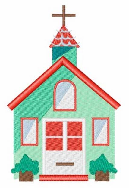 Picture of Church Chapel Machine Embroidery Design