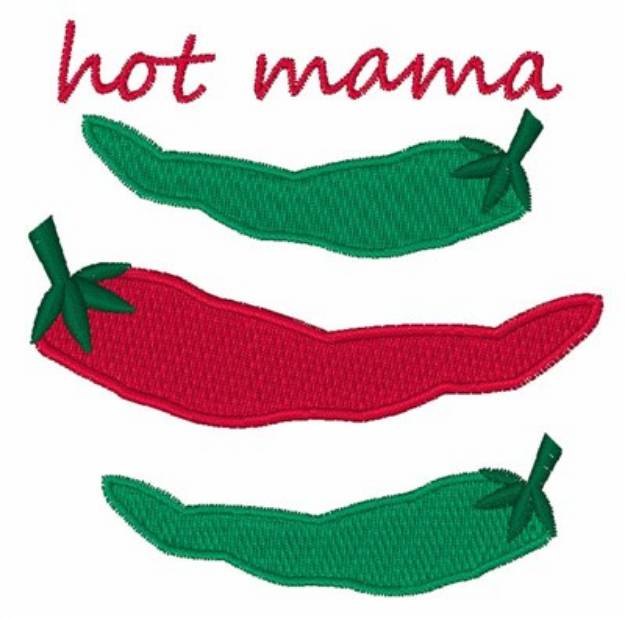 Picture of Hot Mama Machine Embroidery Design