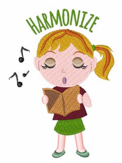 Picture of Harmonize Girl Machine Embroidery Design