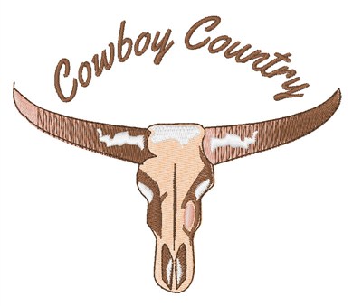 Cowboy Country Machine Embroidery Design