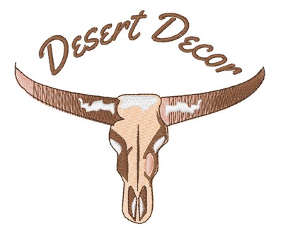 Desert Decor Machine Embroidery Design