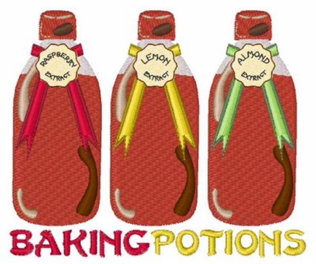 Picture of Baking Potions Machine Embroidery Design