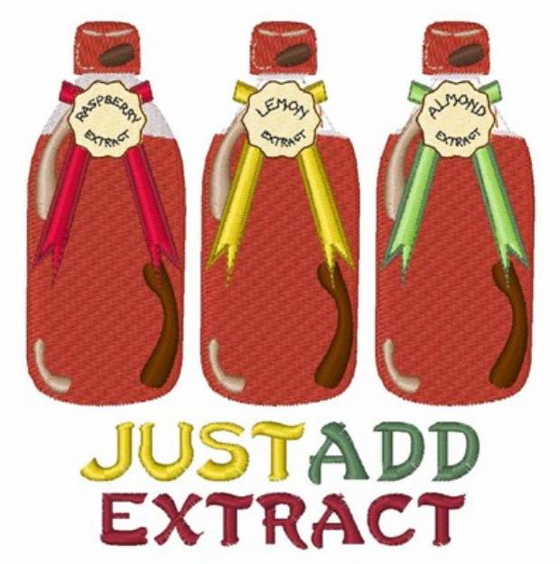 Picture of Just Add Extract Machine Embroidery Design