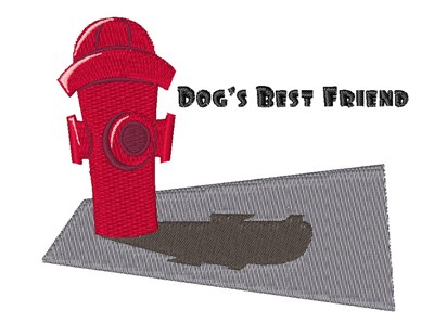 Dogs Best Friend Machine Embroidery Design