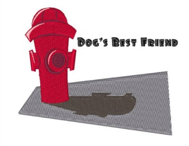 Picture of Dogs Best Friend Machine Embroidery Design