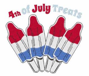 Picture of 4th of July Treats Machine Embroidery Design