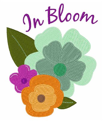 In Bloom Machine Embroidery Design