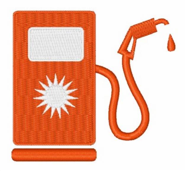 Picture of Gas Pump Machine Embroidery Design