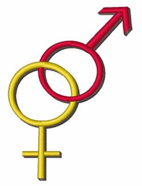 Picture of Gender Signs Machine Embroidery Design