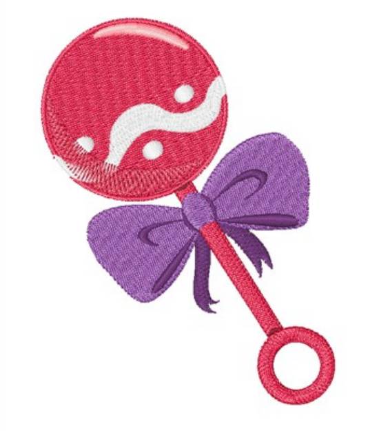 Picture of Baby Rattle Machine Embroidery Design