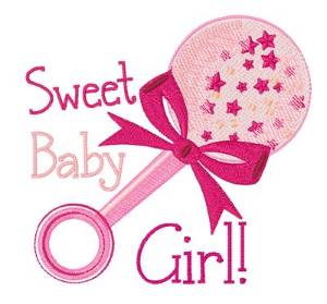 Picture of Sweet Baby Girl Machine Embroidery Design