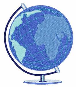 Picture of Geography Globe Machine Embroidery Design