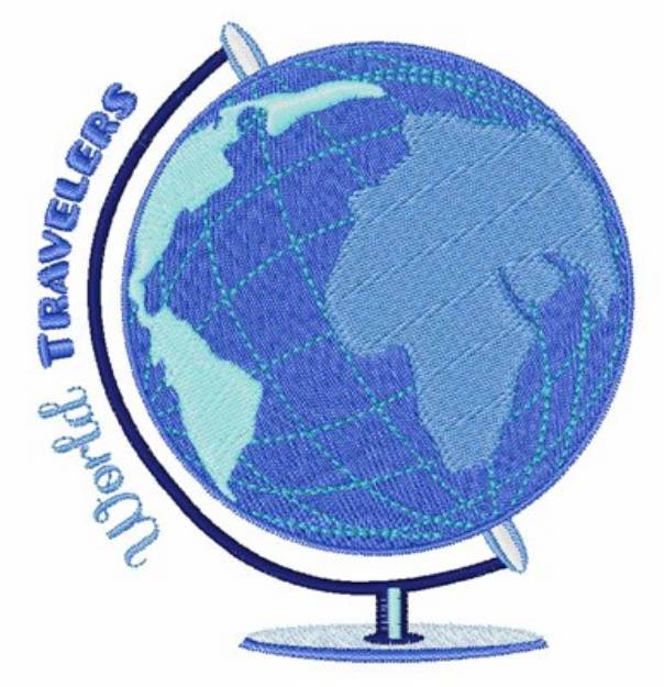 Picture of World Travelers Machine Embroidery Design