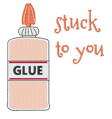 Stuck to You Machine Embroidery Design