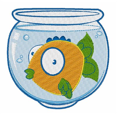 Pet Fish Machine Embroidery Design