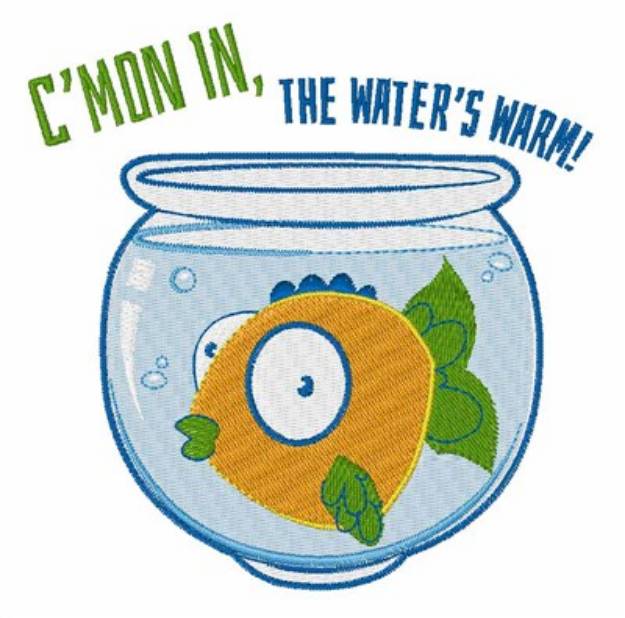 Picture of Waters Warm Machine Embroidery Design